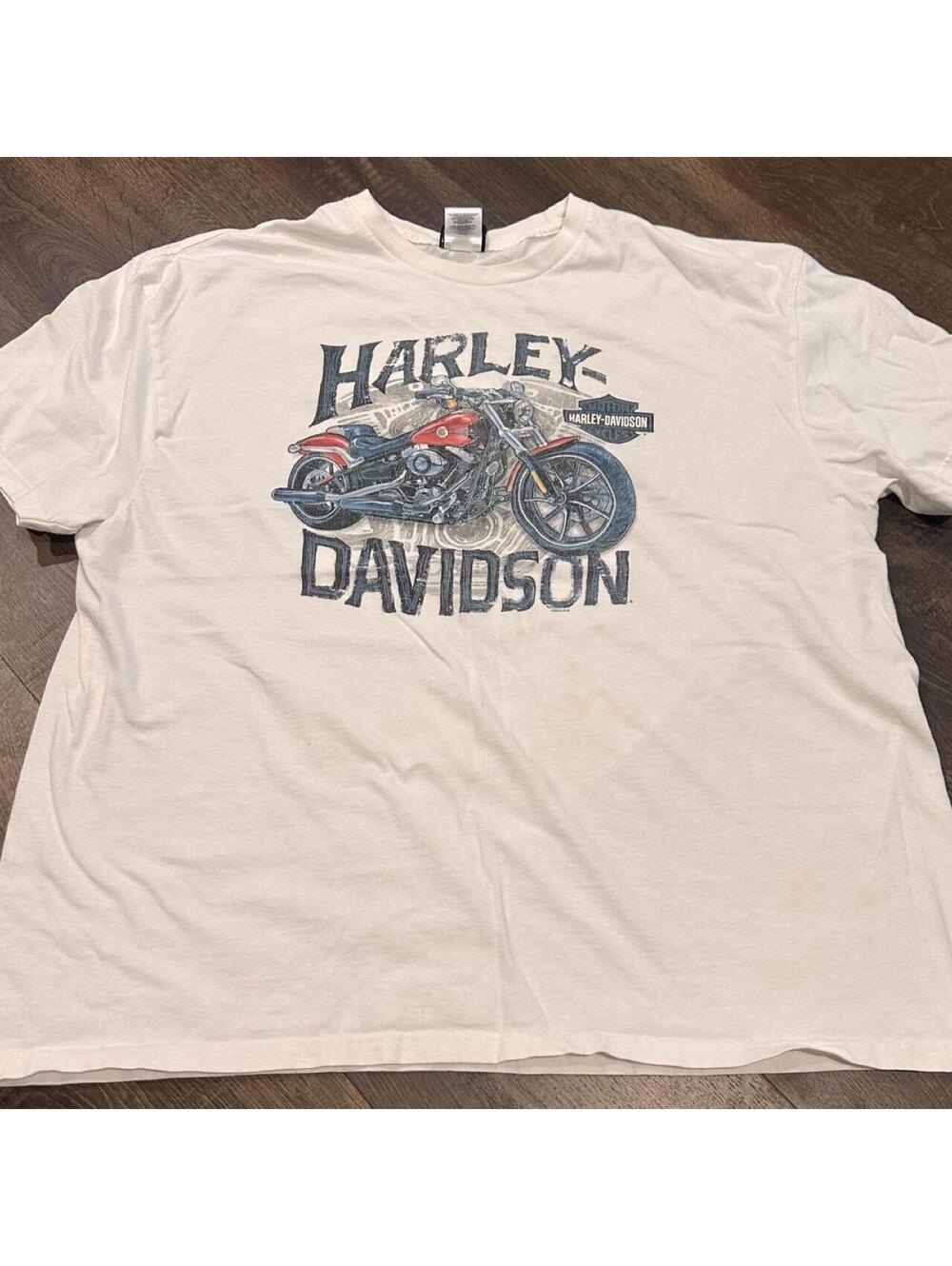 Harley Davidson Men's White Tshirt